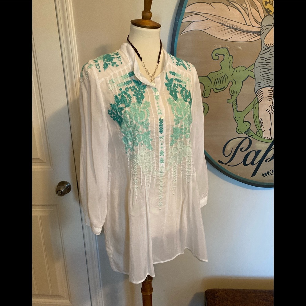 Johnny Was tunic top